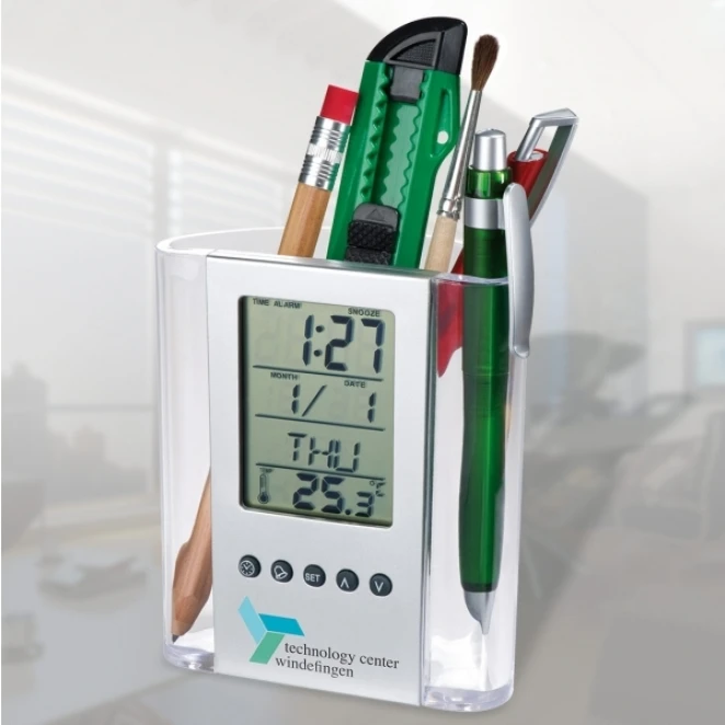 Stojak biurkowy wielofunkcyjny MADRID do nałożenia logo Zdjęcie 5