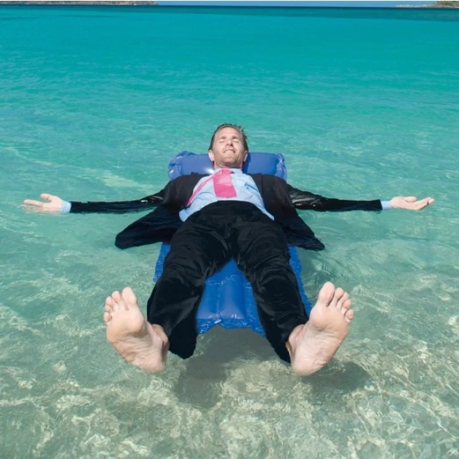 Materac dmuchany LONG BEACH z nadrukiem na zamówienie Zdjęcie 2