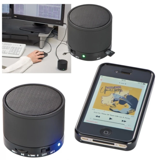 Głośnik Bluetooth HAWICK z naniesieniem logo Zdjęcie 2