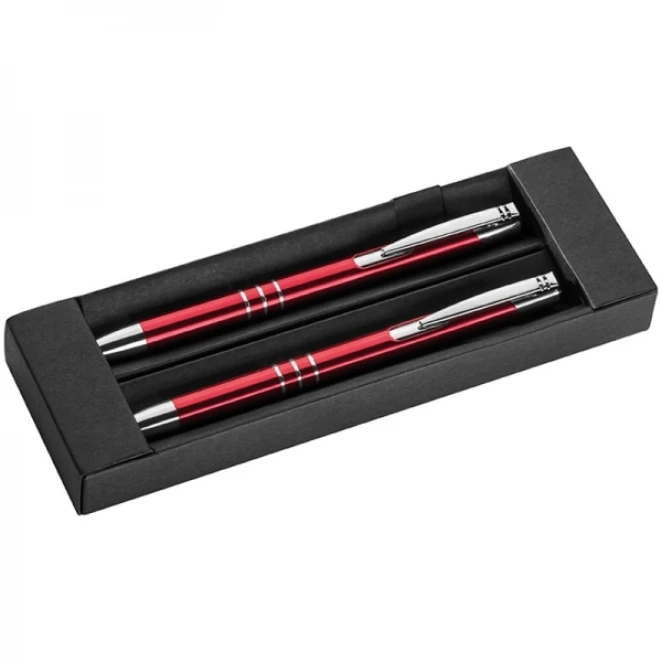Zestaw piśmienny długopis i ołówek automatyczny CLAREMONT z naniesieniem logo Zdjęcie 4