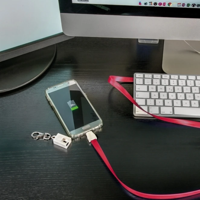 Smycz do transferu danych z micro USB LE PORT do nałożenia logo Zdjęcie 3