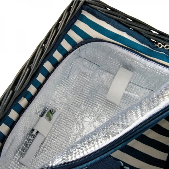 Kosz piknikowy dla 2 osób RIVA DEL GARDA z nadrukiem logo Zdjęcie 4