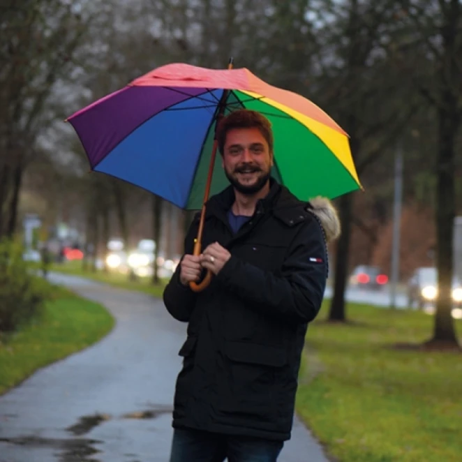 Parasol automatyczny SARAJEVO z nadrukiem na zamówienie Zdjęcie 3