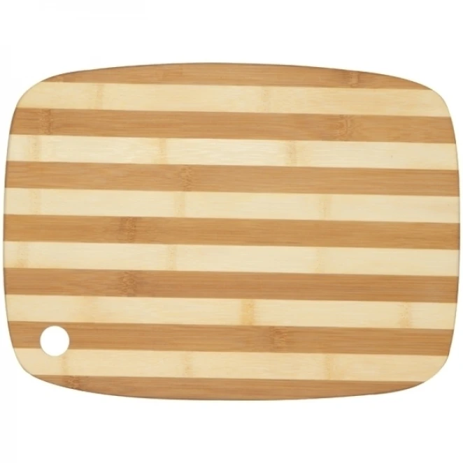 Deska kuchenna bambusowa GDAŃSK z logo Zdjęcie 2