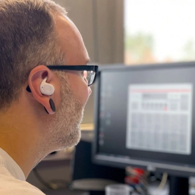 Słuchawki douszne Bluetooth WARSAW z logo Zdjęcie 9