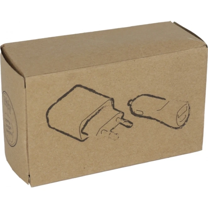 Zestaw podróżny ładowarka i wtyczka CHINA do naniesienia logo Zdjęcie 4