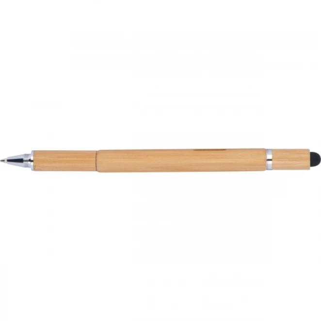 Długopis bambusowy wielofunkcyjny 6w1 COIMBRA z naniesieniem logo Zdjęcie 8