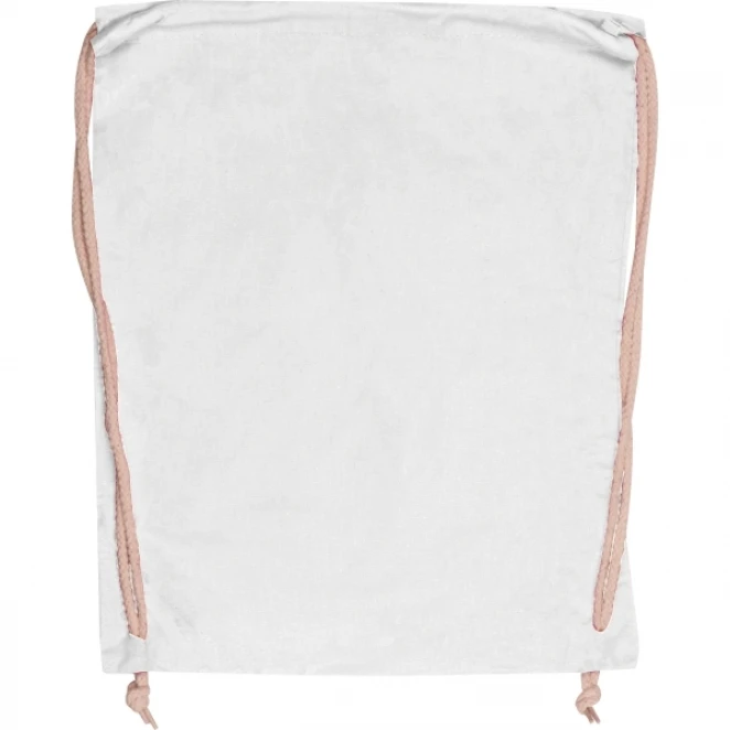 Worek sportowy bawełniany 140 g/m2 CARLSBAD z logo Zdjęcie 2