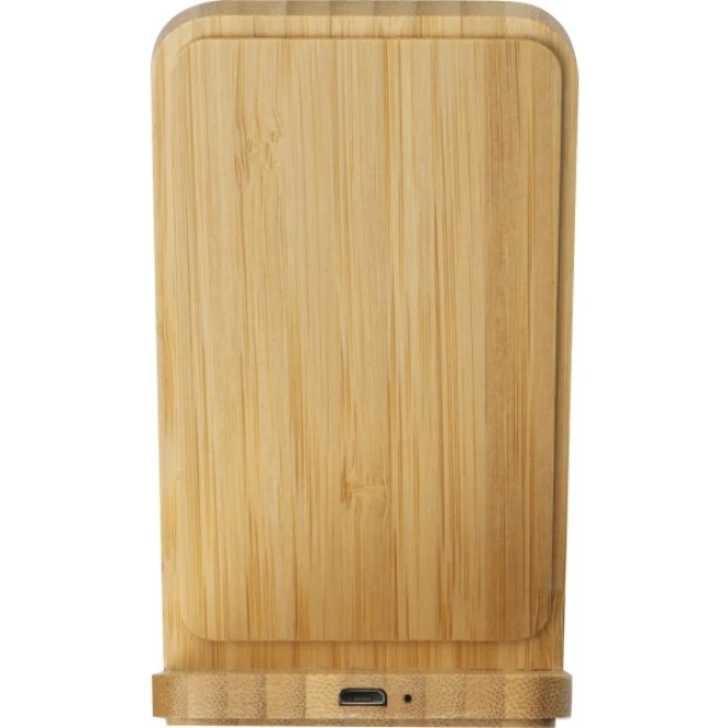 Stojak na telefon z ładowarką indukcyjną GALWAY z logo firmy Zdjęcie 2