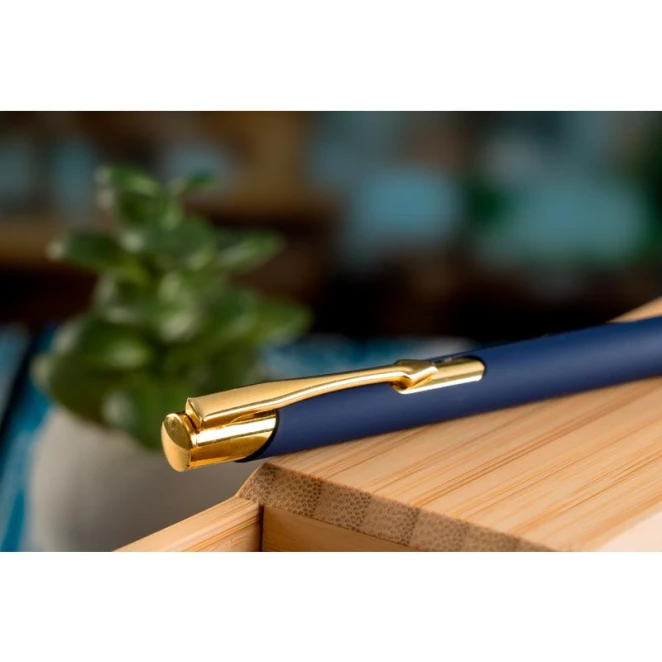 Długopis metalowy soft touch GLENDALE z logo firmy Zdjęcie 6