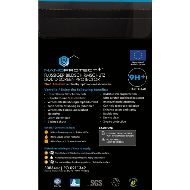 Płynne szkło na telefon LOS ANDES z logo Zdjęcie 2