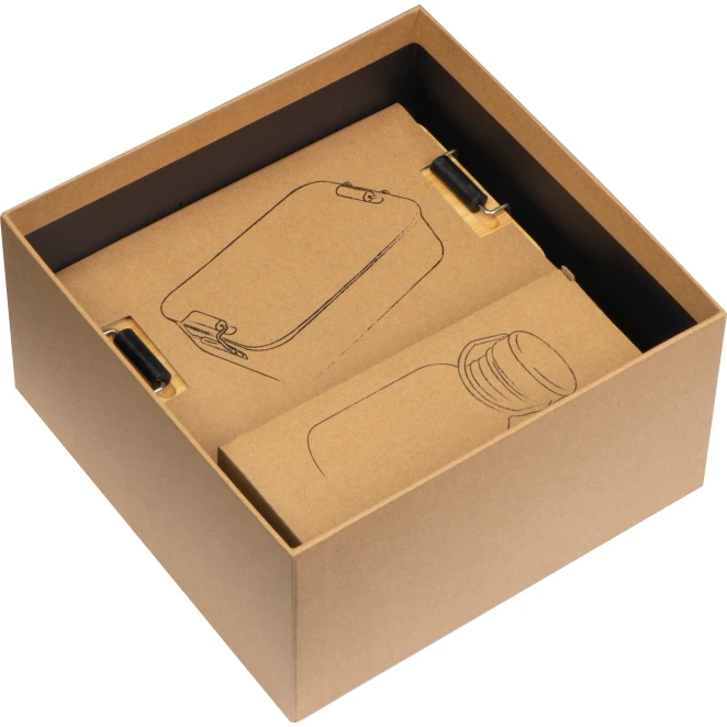 Zestaw lunch box i butelka 300 ml QUEBEC z nadrukiem na zamówienie Zdjęcie 3