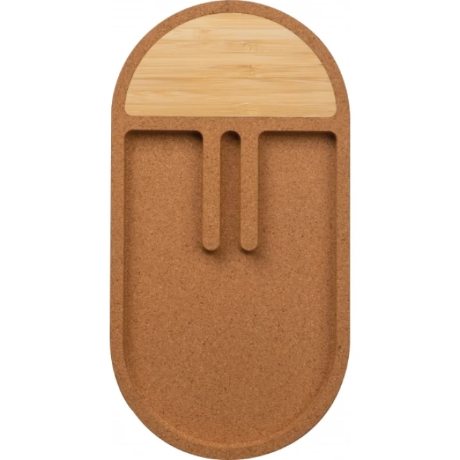 Organizer na biurko z ładowarką indukcyjną LANCASTER z nadrukiem logo Zdjęcie 3