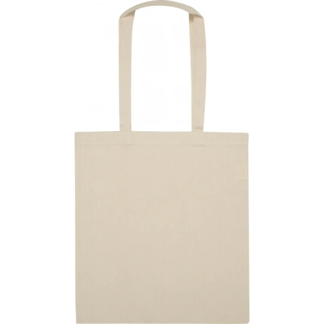 Torba bawełniana z długimi uszami 220 g/m2 HONG KONG z logo firmy Zdjęcie 2