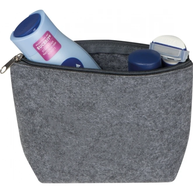 Kosmetyczka z filcu RPET CREMONA z naniesieniem logo Zdjęcie 2