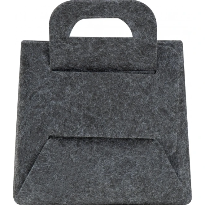 Składany koszyk z filcu RPET OSTERSUND z logo Zdjęcie 4