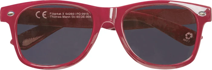 Okulary przeciwsłoneczne RPET ILLINOIS z logo Zdjęcie 2