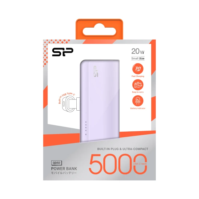 Power bank QD50 5000 mAh Silicon Power do drukowania logo Zdjęcie 4