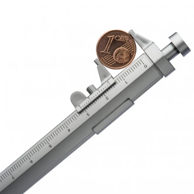 Długopis plastikowy z suwmiarką PRESCOT z nadrukiem na zamówienie Zdjęcie 3