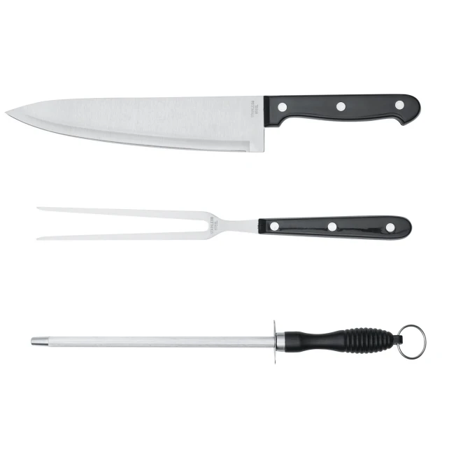 3-częściowy zestaw ze stali nierdzewnej CARVE z naniesieniem logo Zdjęcie 2