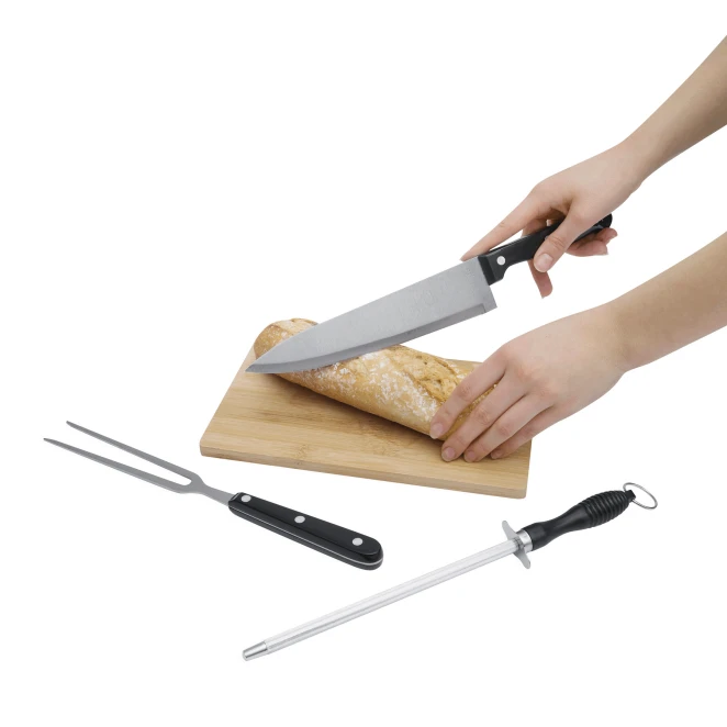 3-częściowy zestaw ze stali nierdzewnej CARVE z naniesieniem logo Zdjęcie 4