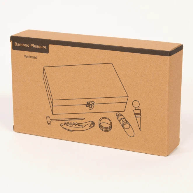 Zestaw do wina BAMBOOO PLEASURE z logo Zdjęcie 7