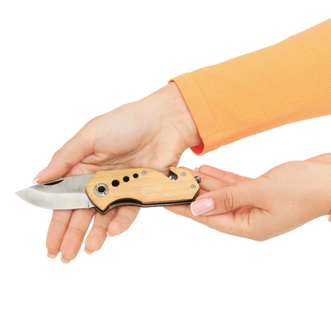 Nóż bezpieczeństwa BAMBOO HIT do drukowania logo Zdjęcie 6