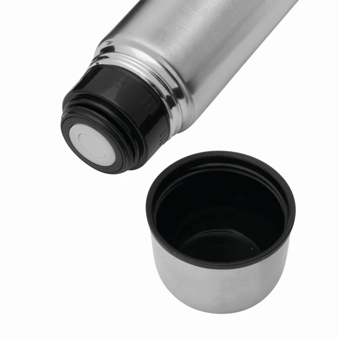 Termos o podwójnych ściankach WARM SOUL L, pojemność ok. 1 litr z logo firmy Zdjęcie 5