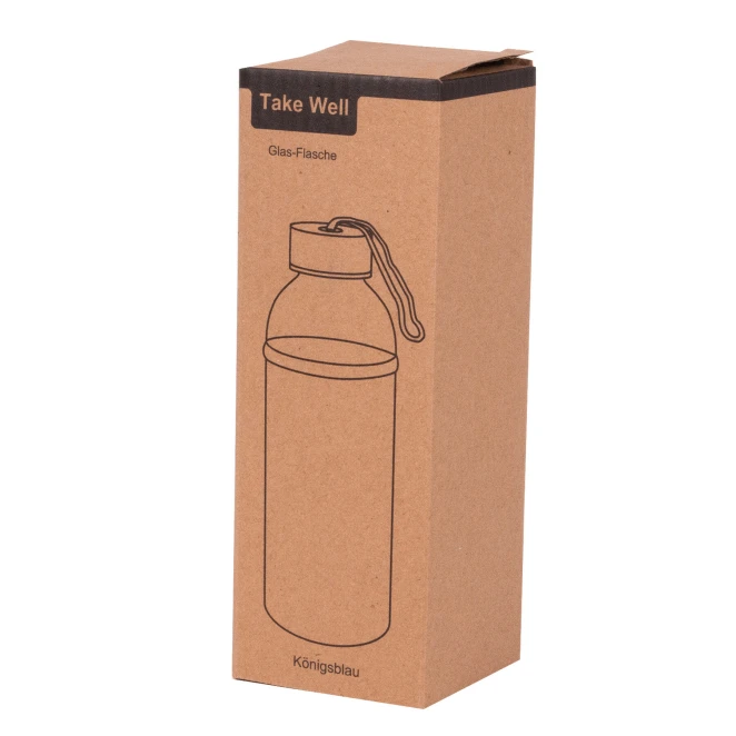 Szklana butelka TAKE WELL z logo Zdjęcie 6
