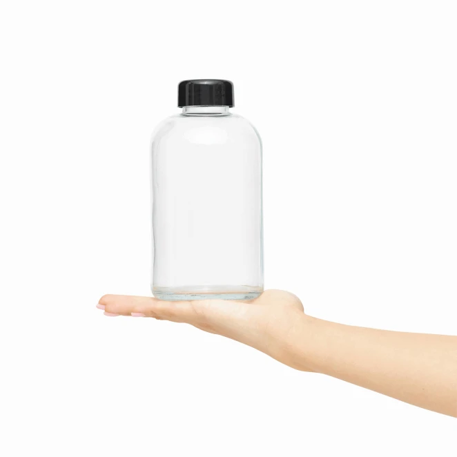 Szklana butelka do picia DRINK HEALTHY z nadrukiem na zamówienie Zdjęcie 7