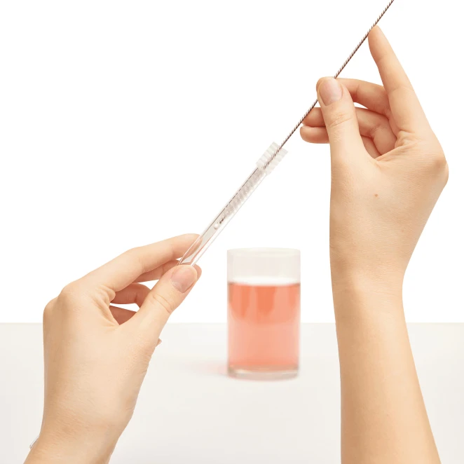 Szklana słomka do picia DRINK SMART do naniesienia logo Zdjęcie 3