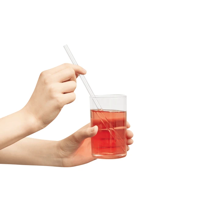 Zestaw szklanych słomek DRINK TOGETHER z logo Zdjęcie 4