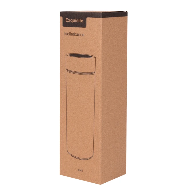 Termos próżniowy o podwójnych ściankach EXQUISITE z logo Zdjęcie 6