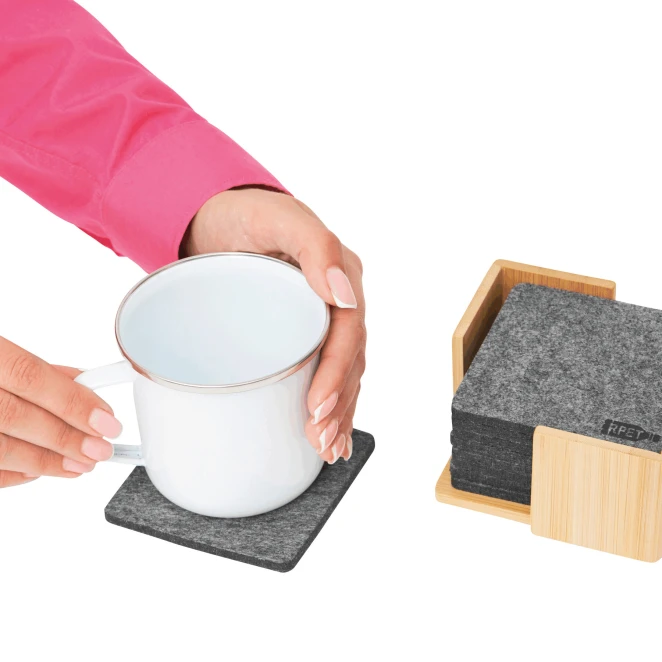 Podkładki filcowe ECO BASE z logo Zdjęcie 8