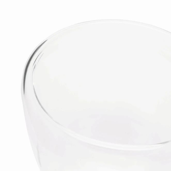 Dwuścienna szklanka BAMBOO ART S z pokrywą z bambusa. Przezroczysta, odporna na temperaturę, o pojemności ok. 250 ml. do nałożenia logo Zdjęcie 5