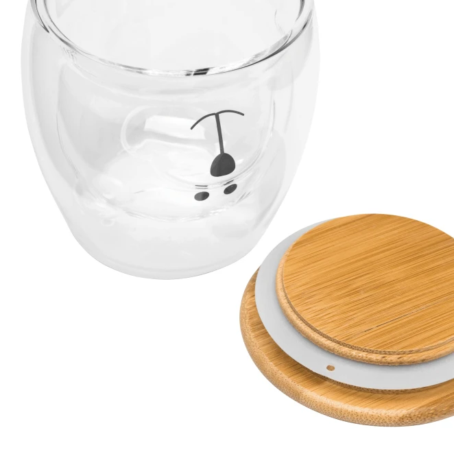 Szklanka BAMBOO BEAR z logo firmy Zdjęcie 6