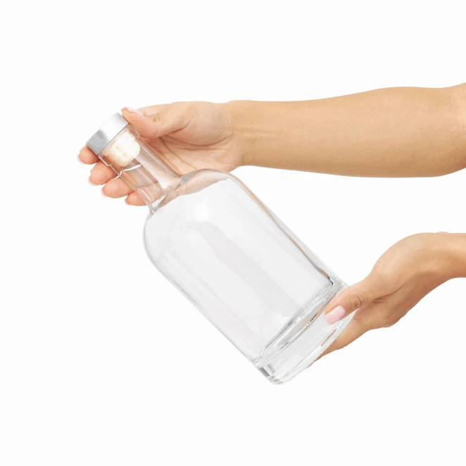 Szklana butelka PEARLY do naniesienia logo Zdjęcie 8