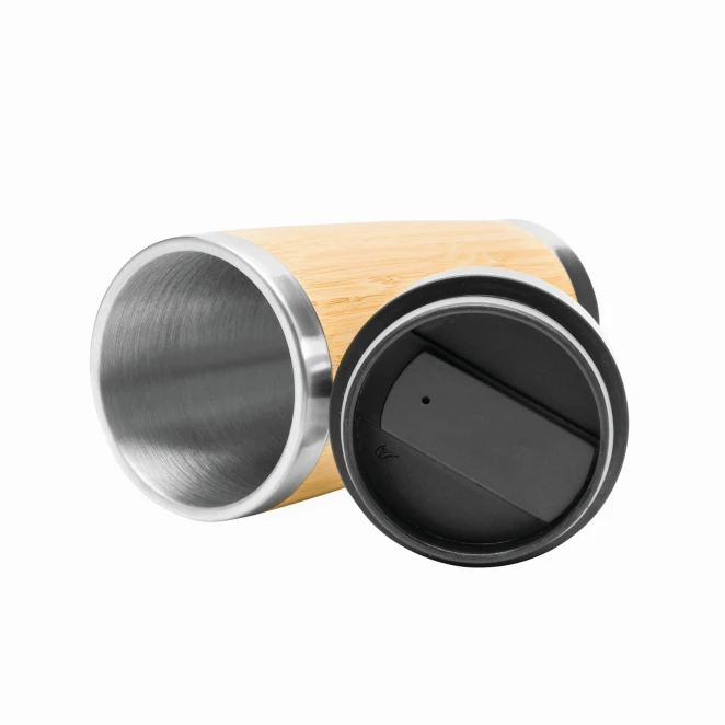 Kubek termiczny BAMBOO DRINK do naniesienia logo Zdjęcie 5