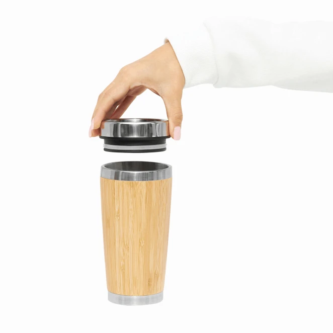 Kubek termiczny BAMBOO DRINK do naniesienia logo Zdjęcie 8