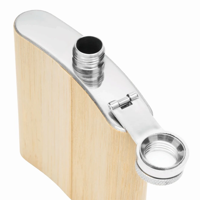 Piersiówka BAMBOO STYLE z logo Zdjęcie 5