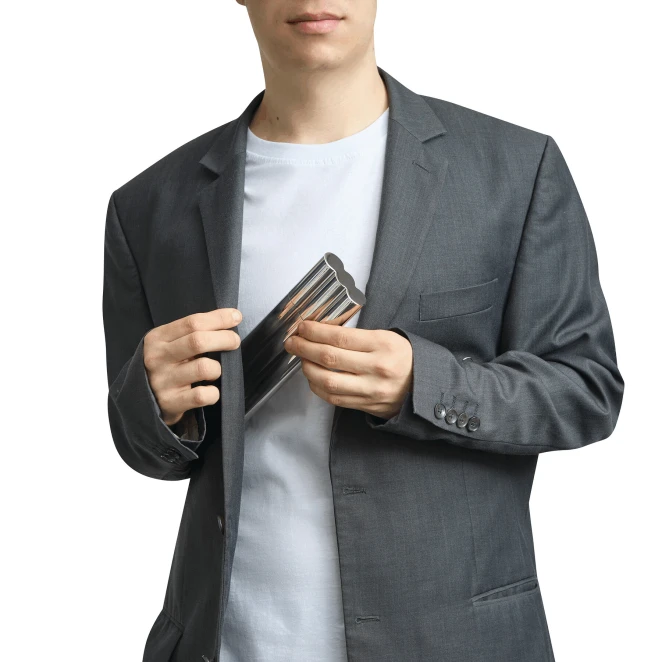 Piersiówka CIGAR STYLE z miejscem na cygara. do drukowania logo Zdjęcie 8