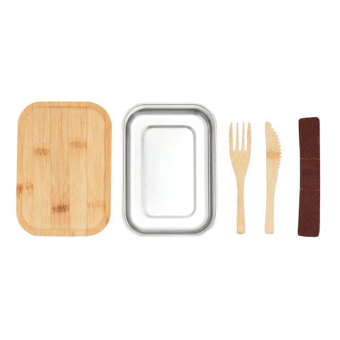 Pudełko śniadaniowe ECO TASTE do naniesienia logo Zdjęcie 5