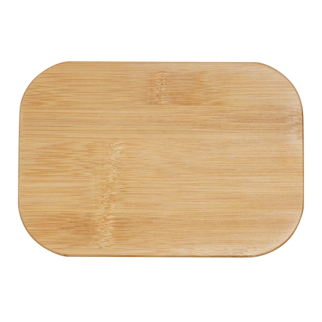 Pudełko na lunch ROSILI M z bambusową pokrywką : pojemność ok. 350 ml do drukowania logo Zdjęcie 4