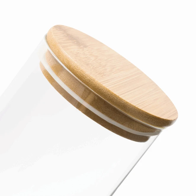 Szklany słoik ECO STORAGE M, pojemność ok. 700 ml z logo firmy Zdjęcie 5