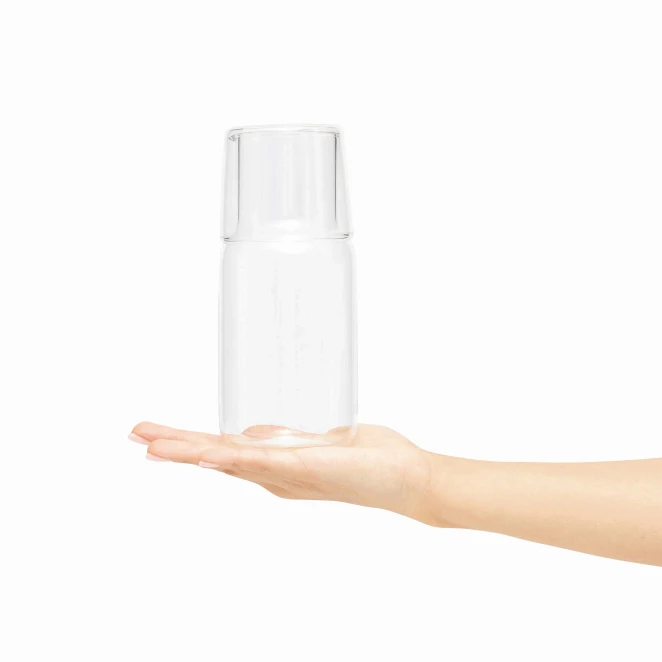 Szklana karafka ze szklanką CALMY do naniesienia logo Zdjęcie 6