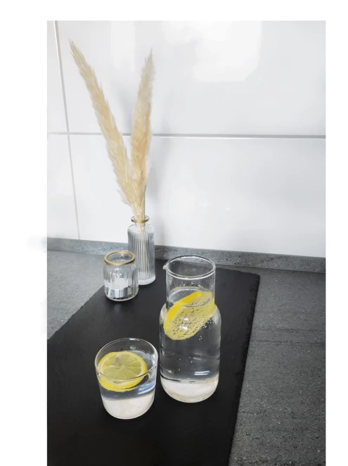 Szklana karafka ze szklanką CALMY do naniesienia logo Zdjęcie 8