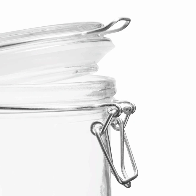 Szklany słoik CLICKY S, pojemność ok. 280 ml. do drukowania logo Zdjęcie 6