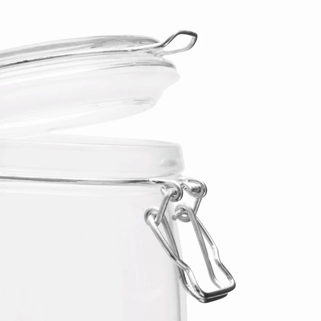 Szklany słoik CLICKY L, pojemność ok. 750 ml. z nadrukiem na zamówienie Zdjęcie 6