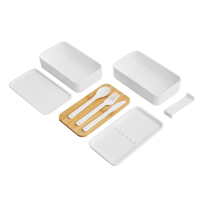 Lunch box DOUBLE LEVEL z logo Zdjęcie 2