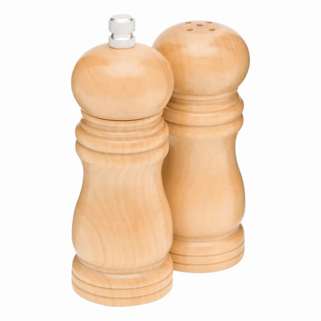 Zestaw solniczka i młynek do pieprzu DUO SPICE do nałożenia logo Zdjęcie